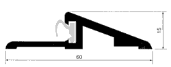 Schwelle mit Lippendichtung